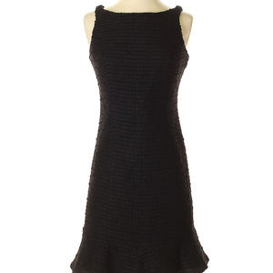 Black CMV Carmen Marc Valvo Size 4 Casual Dress